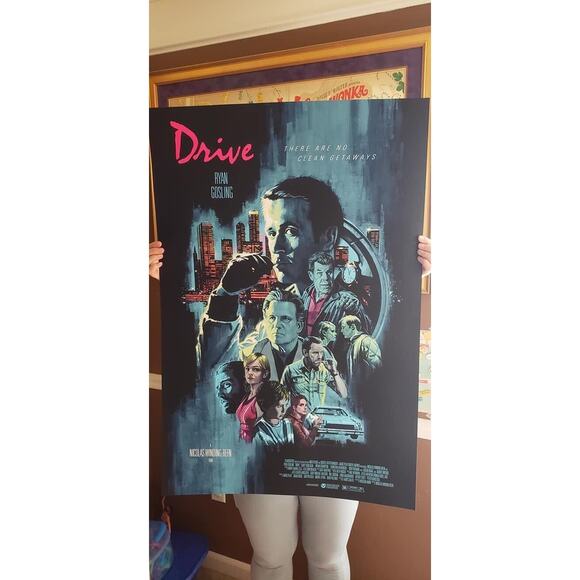 Drive By Paul Mann Variant Colorway Not Mondo 24x36 screenprint Ryan Gosling - Picture 2 of 5